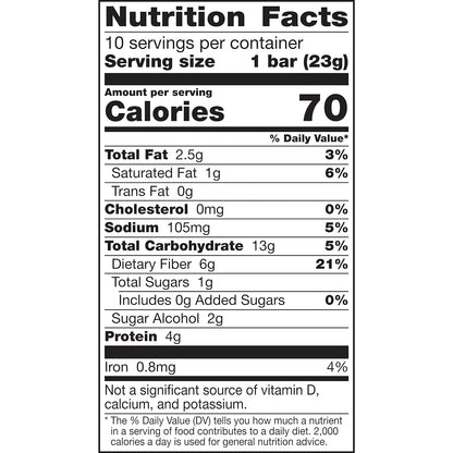 Fiber One 70 Calorie Chewy Snack Bars, Chocolate Peanut Butter, 10 Ct