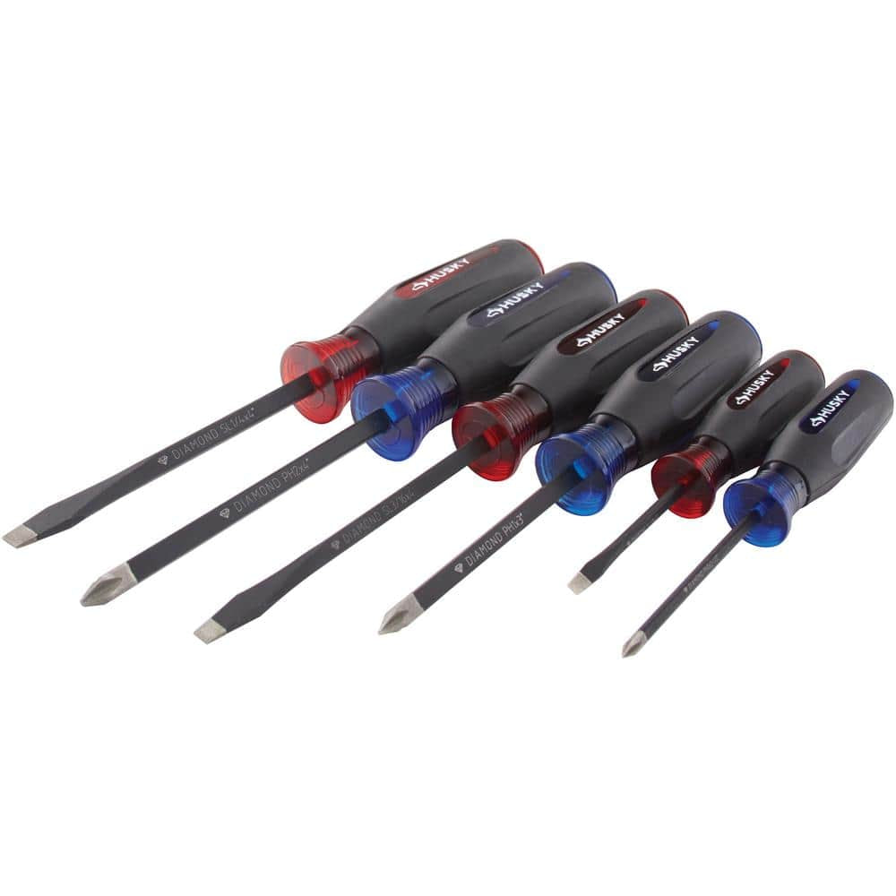 Diamond Tip Magnetic Screwdriver Set (6-Piece)