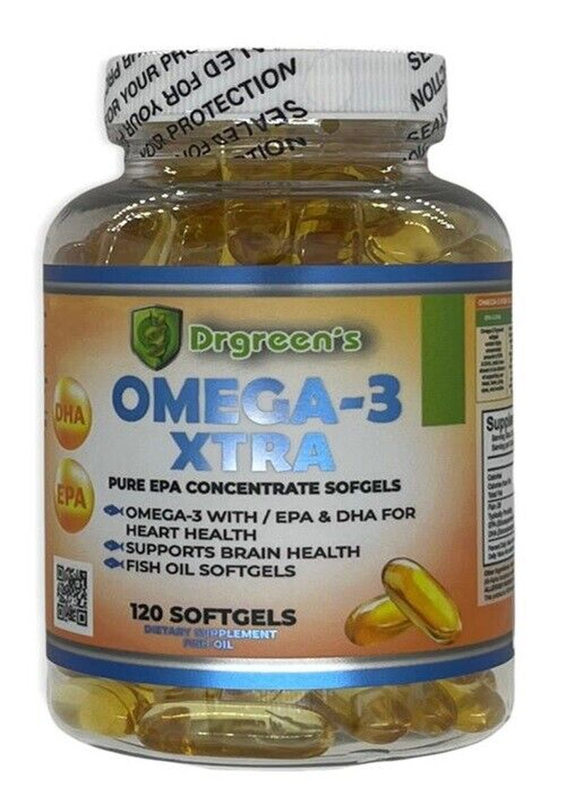 Omega 3 Fish Oil Capsules 3X Strength 2600Mg Epa & Dha, Highest Potency 120