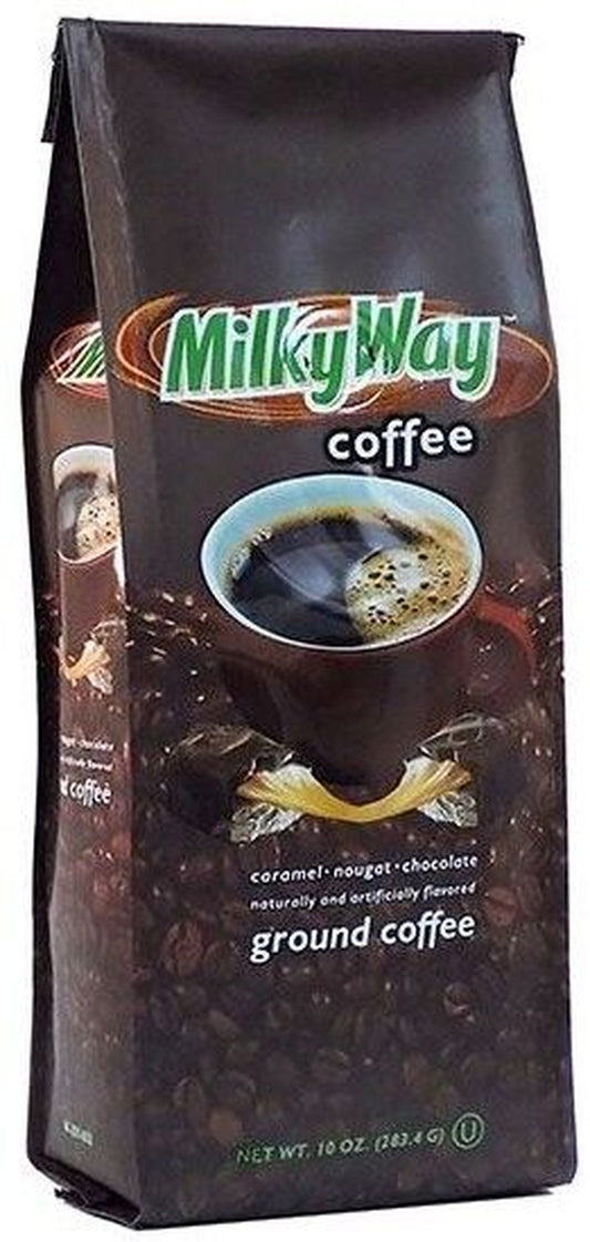 Milky Way Ground Coffee, Medium Roast, Caramel Nougat Chocolate 10Oz 1-Bag