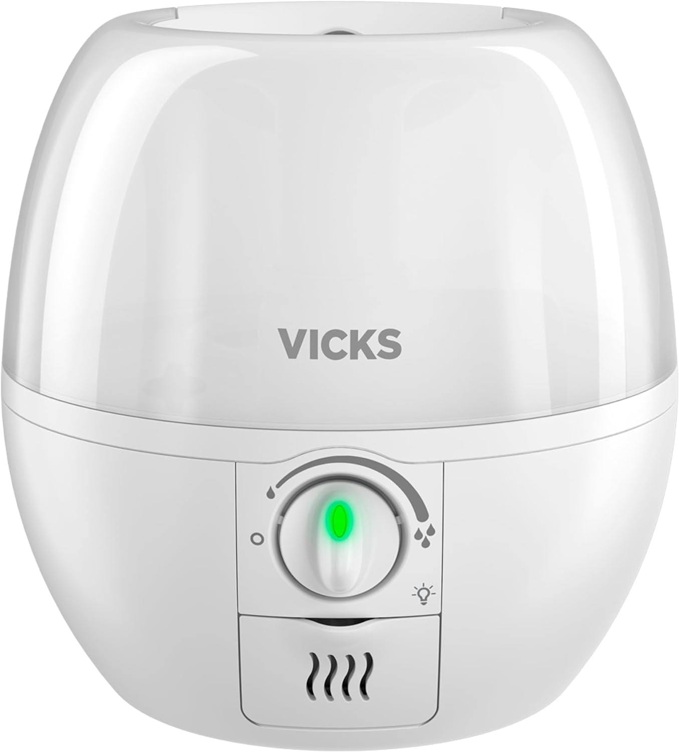 Vicks 3-In-1 Sleepytime Humidifier, 1 Brand Recommended by Pediatricians*. Cool Mist Humidifier with Night-Light, and Essential Oil Diffuser for Baby and Kids Rooms. Visible Cool Mist, White.