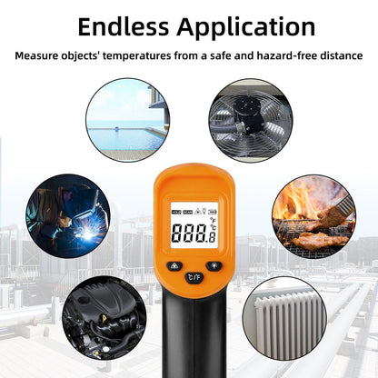 Digital Infrared Thermometer Temperature Gun Laser IR Cooking -50°C-550°C