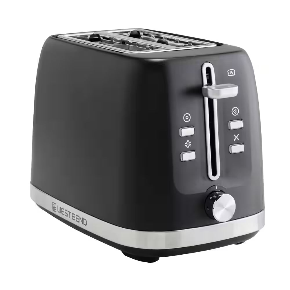 2-Slice Toaster, in Black