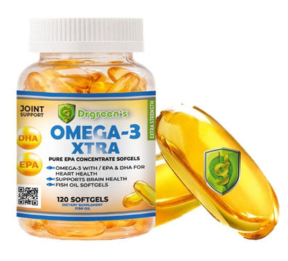 Omega 3 Fish Oil Capsules 3X Strength 2600Mg Epa & Dha, Highest Potency 120