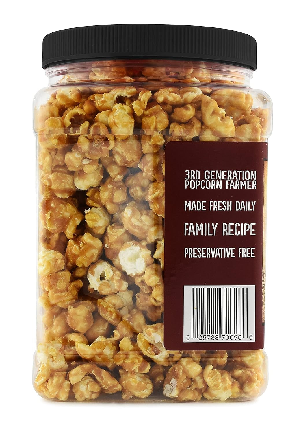 Farmer Jon'S Caramel Popcorn, 16Oz Jar of Gourmet Popped Popcorn with Caramel