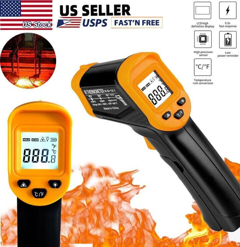 Digital Infrared Thermometer Temperature Gun Laser IR Cooking -50°C-550°C