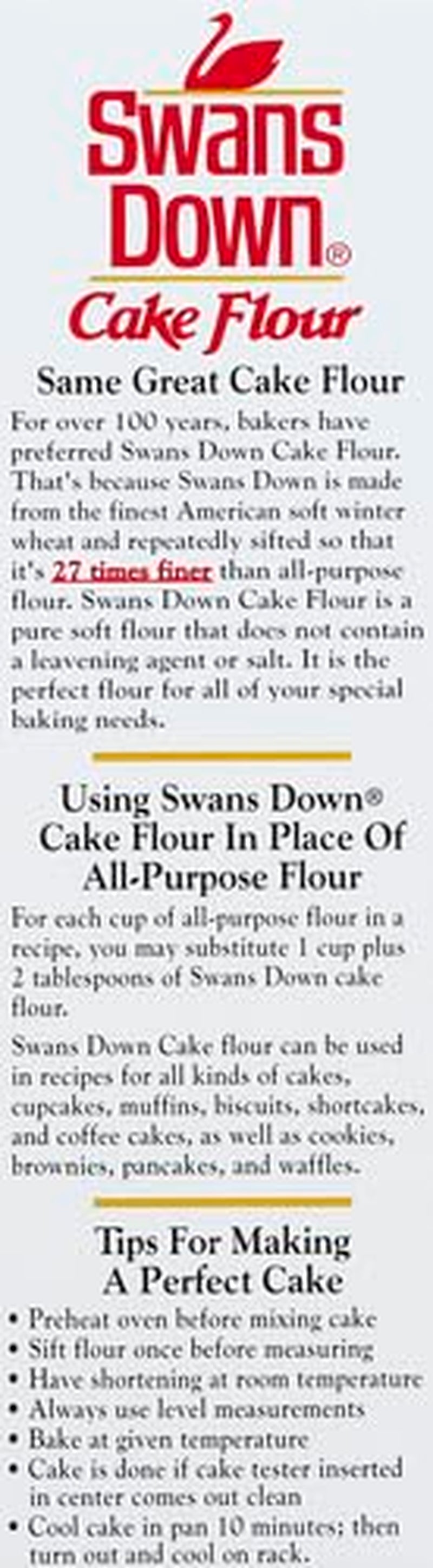 Swans Cake Flour, 32 Oz