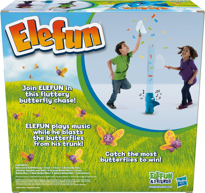 Hasbro Gaming Elefun and Friends Elefun Preschool Game with Butterflies and Music, Kids Games Ages 3 and Up, Board Games for Kids