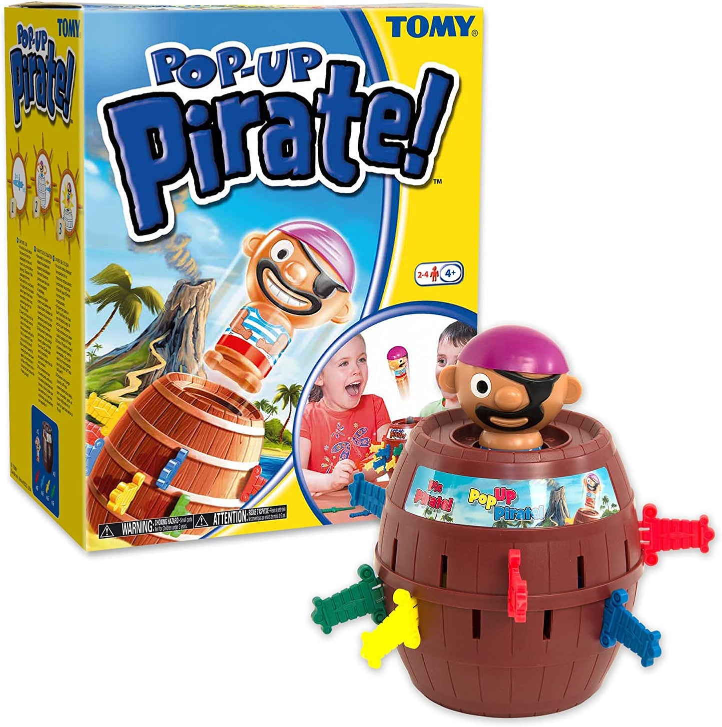 TOMY Pop up Pirate Board Game - Swashbuckling Kids Games for Family Game Night - Kids Activities and Pirate Accessories - Family Board Games for Kids Ages 4 and Up