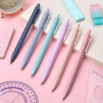 Four Candies Cute Mechanical Pencil Set, 6PCS Pastel Pencils 0.5Mm & 0.7Mm with 360PCS HB Pencil Leads, 3PCS Erasers and 9PCS Eraser Refills, Aesthetic Mechanical Pencils for Girls Writing