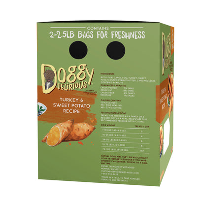 Turkey and Sweet Potato Flavor Dog Treats, 5 Lbs