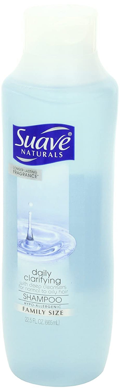 Suave Essentials Formerly Naturals Shampoo, Daily Clarifying - 22.5Oz.