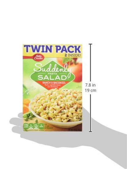 Betty Crocker Suddenly Pasta Salad, Ranch & Bacon, 15 Oz., Twin Pack