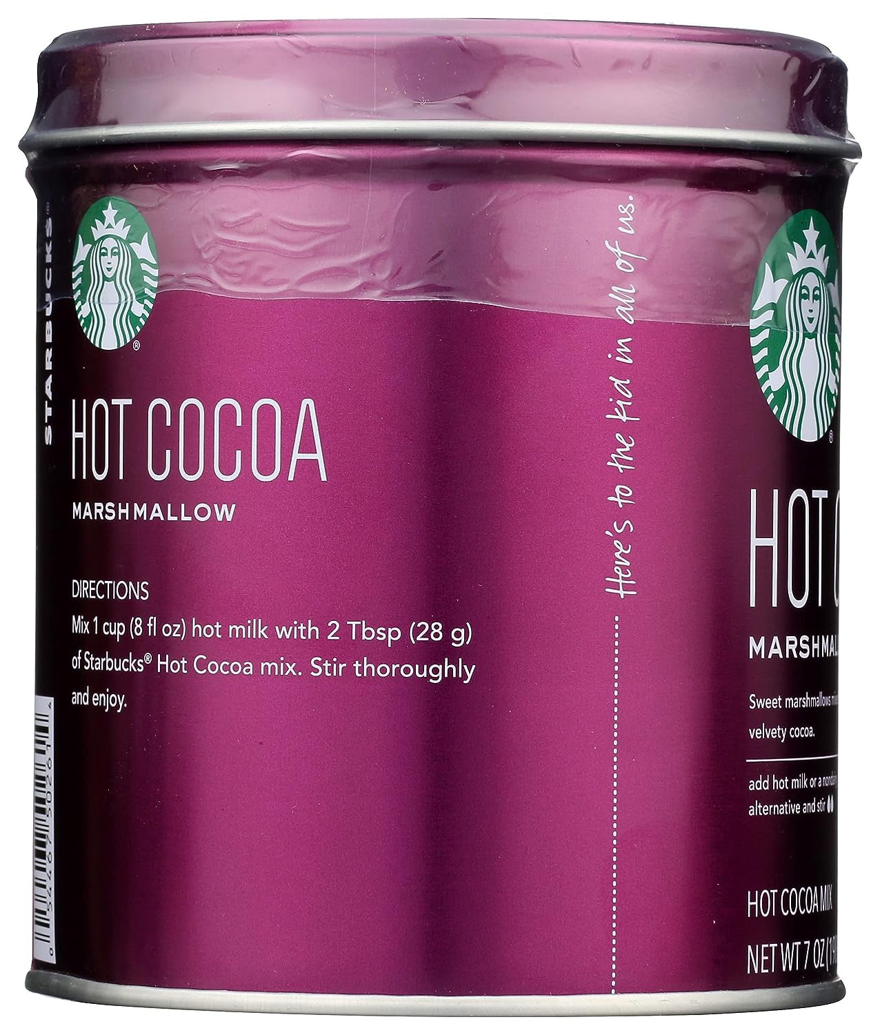 Hot Cocoa Marshmallow Tin, 7 Oz.