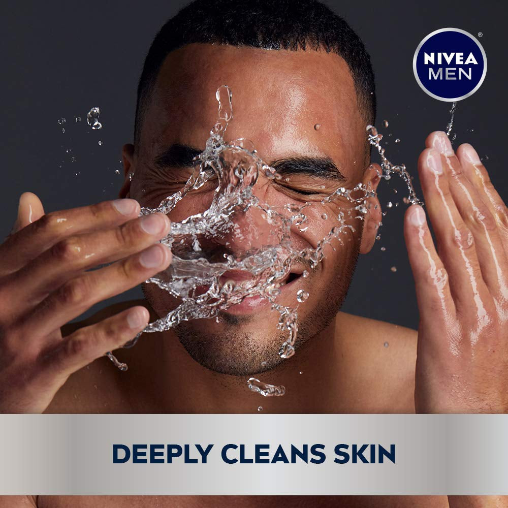 Nivea Men Maximum Hydration Moisturizing Face Wash with Aloe Vera, 5 Fl Oz Tube