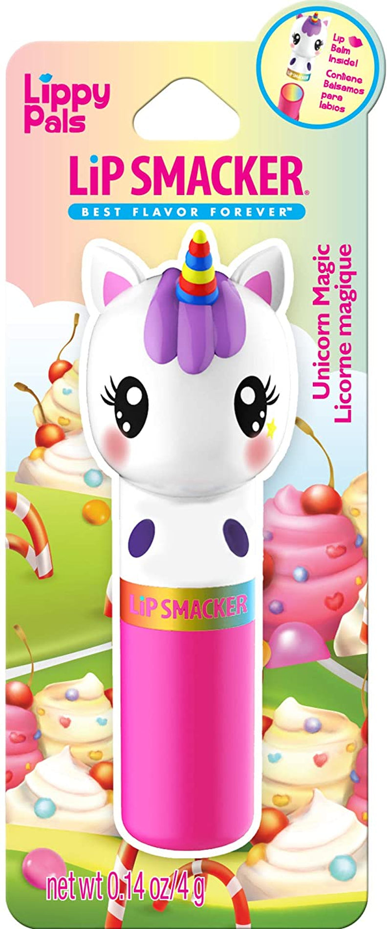 Lip Smacker Lippy Pal Unicorn Flavored Lip Balm | Clear Matte | Unicorn Magic | for Kids, Girls | Stocking Stuffer | Christmas Gift