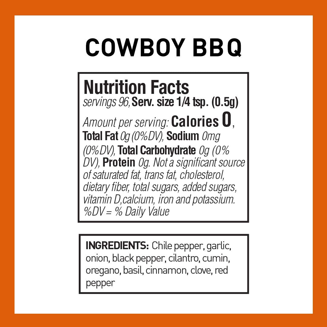 The Spice Hunter Cowboy BBQ Rub Seasoning Blend (1.7 Ounces)