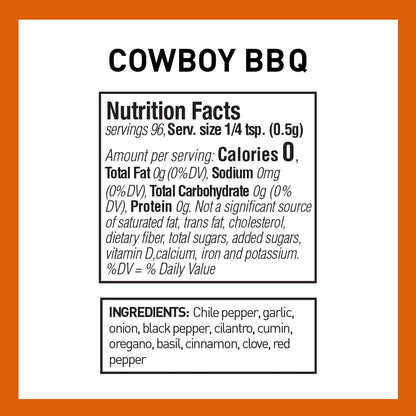 The Spice Hunter Cowboy BBQ Rub Seasoning Blend (1.7 Ounces)