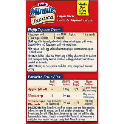 Kraft Minute Tapioca (8 Oz Box)