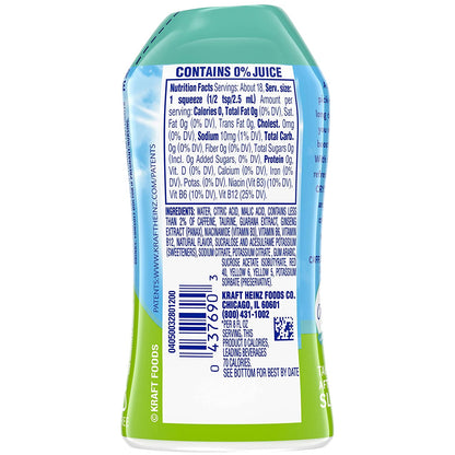 Crystal Light Sugar-Free Zero Calorie Liquid Water Enhancer with Caffeine - Tropical Paradise Punch Water Flavor Drink Mix (1.62 Fl Oz Bottle)