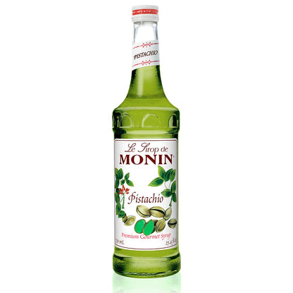 Monin - Pistachio Syrup, Rich and Roasted Pistachio Flavor, Great for Lattes, Mochas, and Dessert Cocktails, Non-Gmo, Gluten-Free (750 Ml)