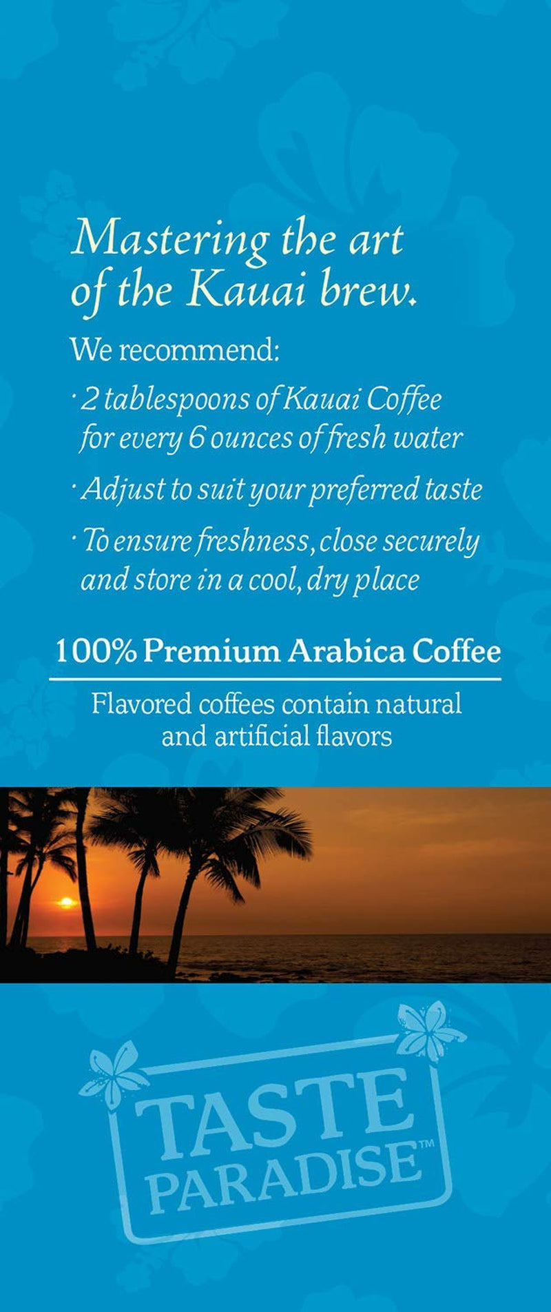 Kauai Hawaiian Ground Coffee, Coconut Caramel Crunch Flavor (10 Ounces) - 10% Hawaiian Coffee from Hawaii'S Largest Coffee Grower - Bold, Rich Blend