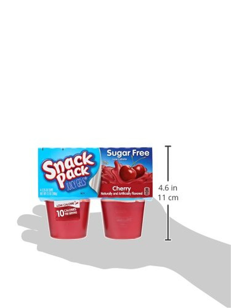 Snack Pack Juicy Gels, Cherry, 3.25 Oz, 4 Ct