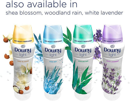 Downy Light Laundry Scent Booster Beads for Washer, Ocean Mist, 20.1 Oz, with No Heavy Perfumes