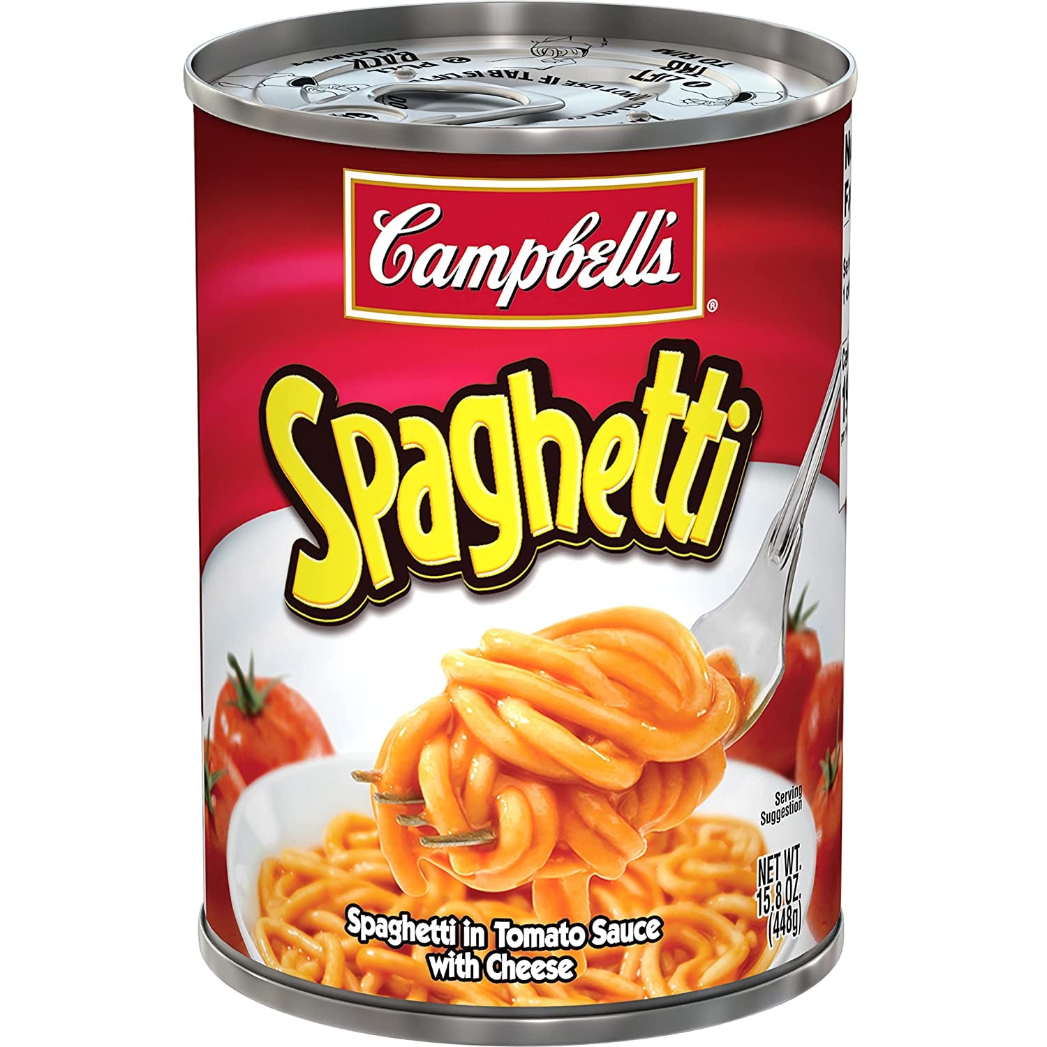 Campbell'S Canned Spaghetti, Snacks for Kids and Adults, 15.8 OZ Can (Pack of 12)