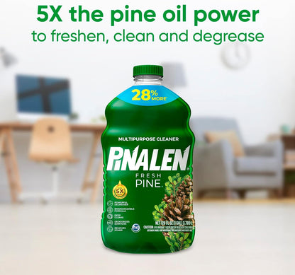 PINALEN Original Fresh Pine Multipurpose Cleaner, Kitchen, Floor, Bathroom and Surface Cleaning Product for Home 128 Fl.Oz.