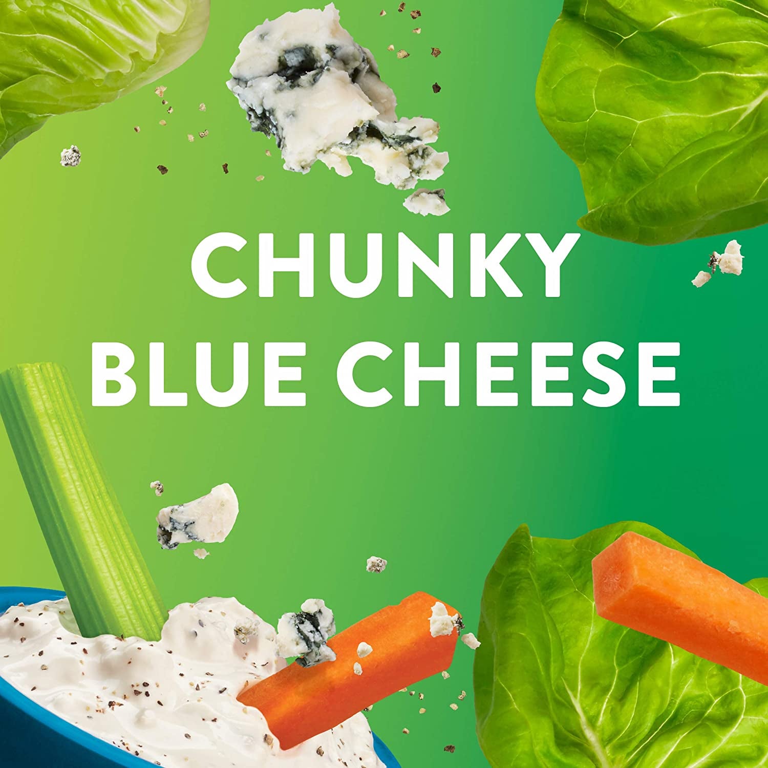 Wish-Bone Fat Free Chunky Blue Cheese Dressing, 15 FL Oz