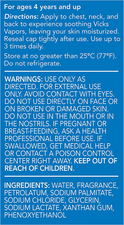 Vicks Vapostick,Solid Balm,No Mess,Comforting Non-Medicated Vicks Vapors,Easy-To-Use No-Touch Applicator,Quick Dry,Lightweight Skin Feel,From the Makers of Vicks Vaporub,1.25Oz X 2 (Twin Pack)