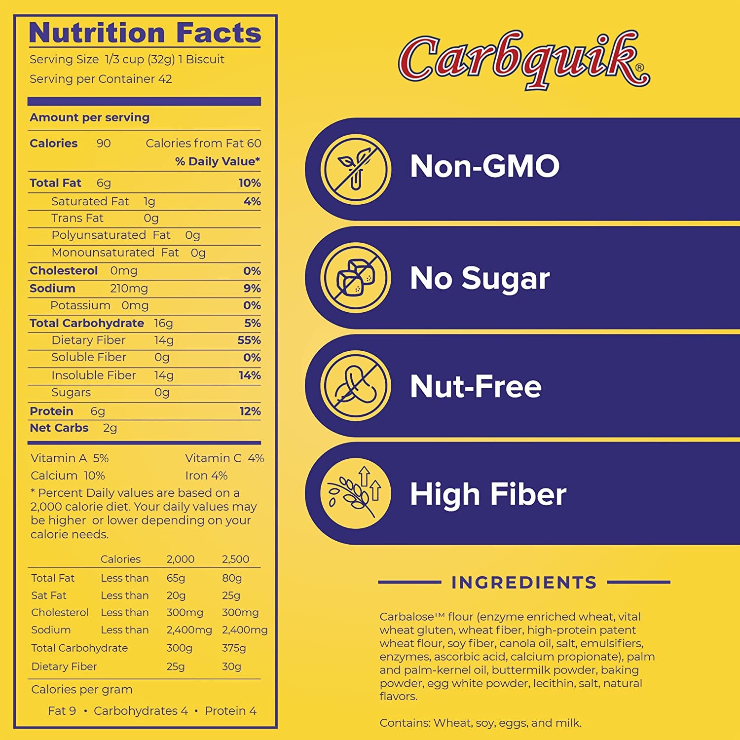 Carbquik Baking Mix, 3 Lb (48 Oz) (Pack of 1)