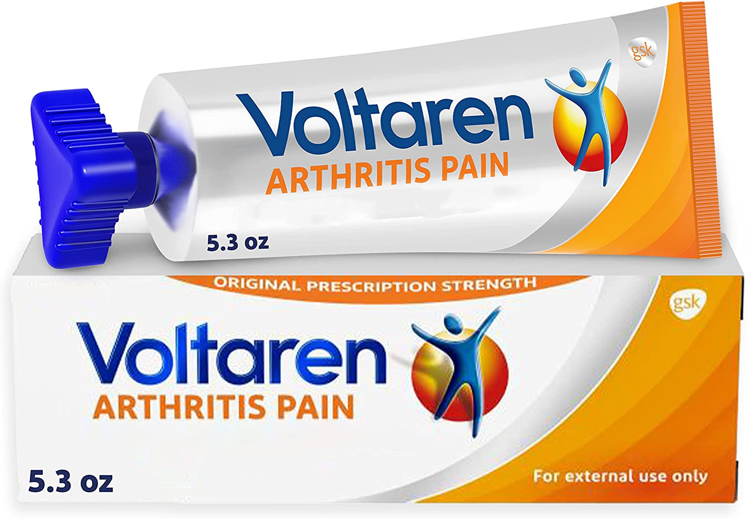 Voltaren Arthritis Pain Gel for Powerful Topical Arthritis Pain Relief, No Prescription Needed - 5.29 Oz/150 G Tube