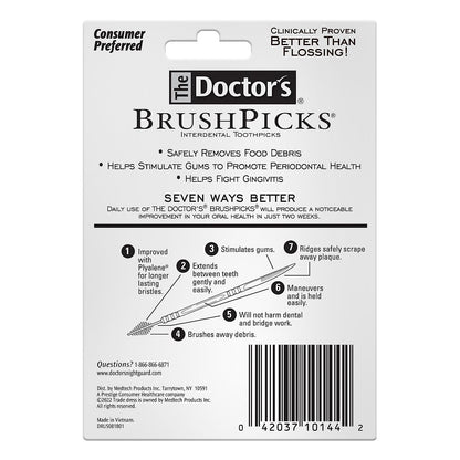 The Doctor'S Brushpicks Interdental Toothpicks, 275 Picks