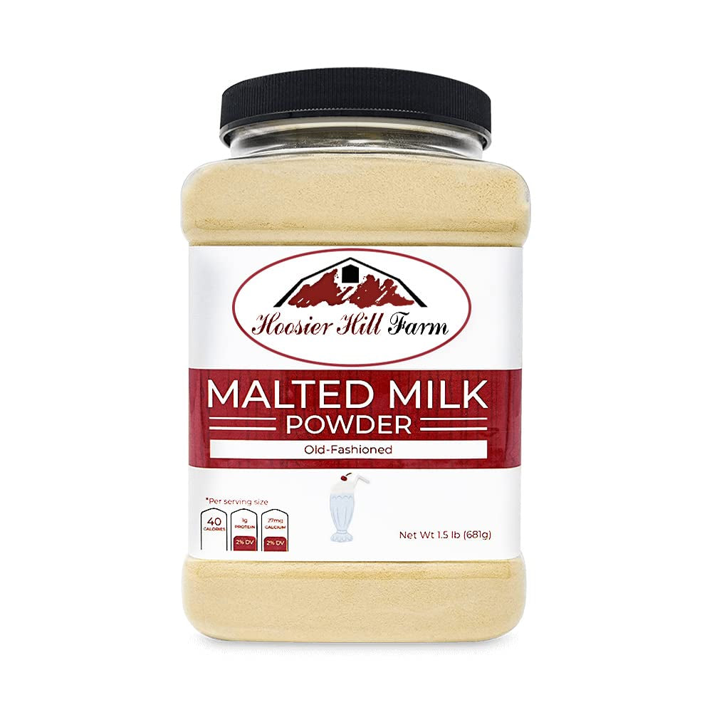 Old Fashioned Malted Milk Powder, 1.5 Lbs Plastic Jar