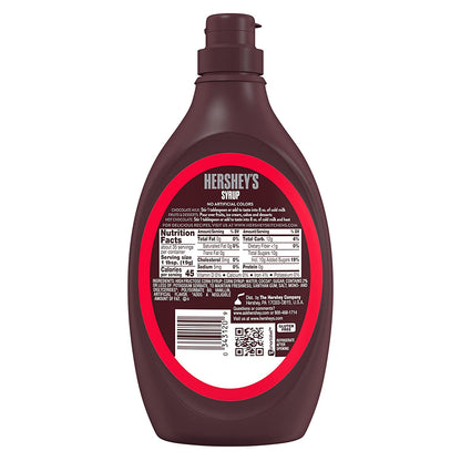 HERSHEY'S Chocolate Syrup Bottle, 24 Oz