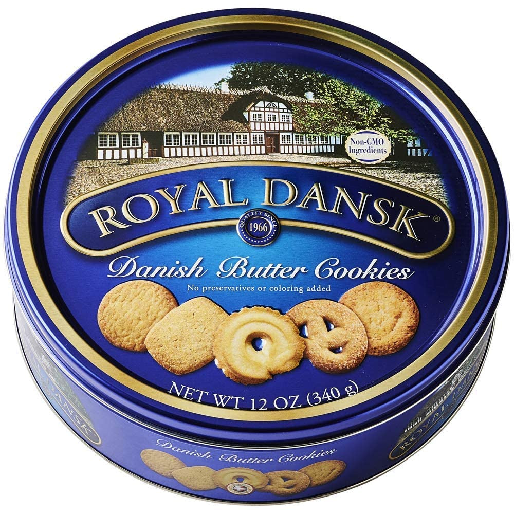 Royal Dansk Danish Cookie Selection, No Preservatives or Coloring Added, 12 Ounce, OFX53005