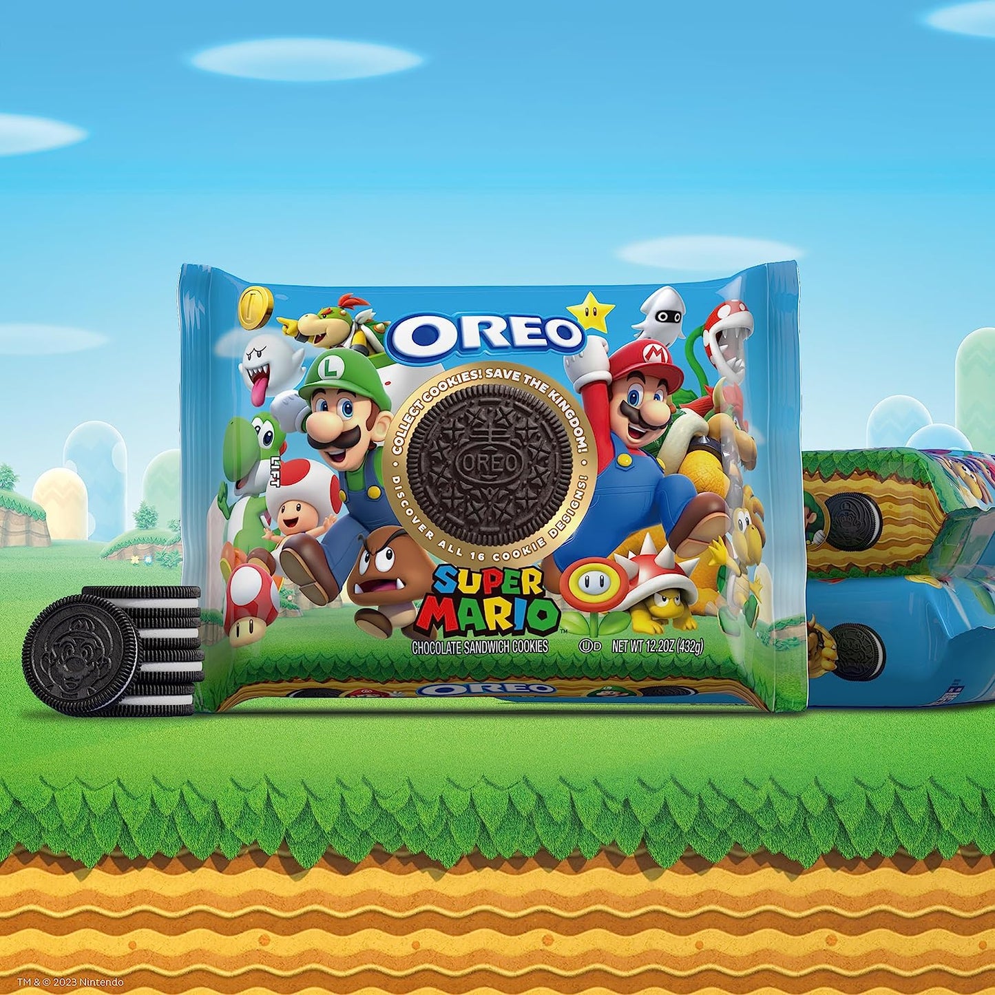 Super Mario™ OREO Chocolate Sandwich Cookies, Limited Edition, 12.2 Oz