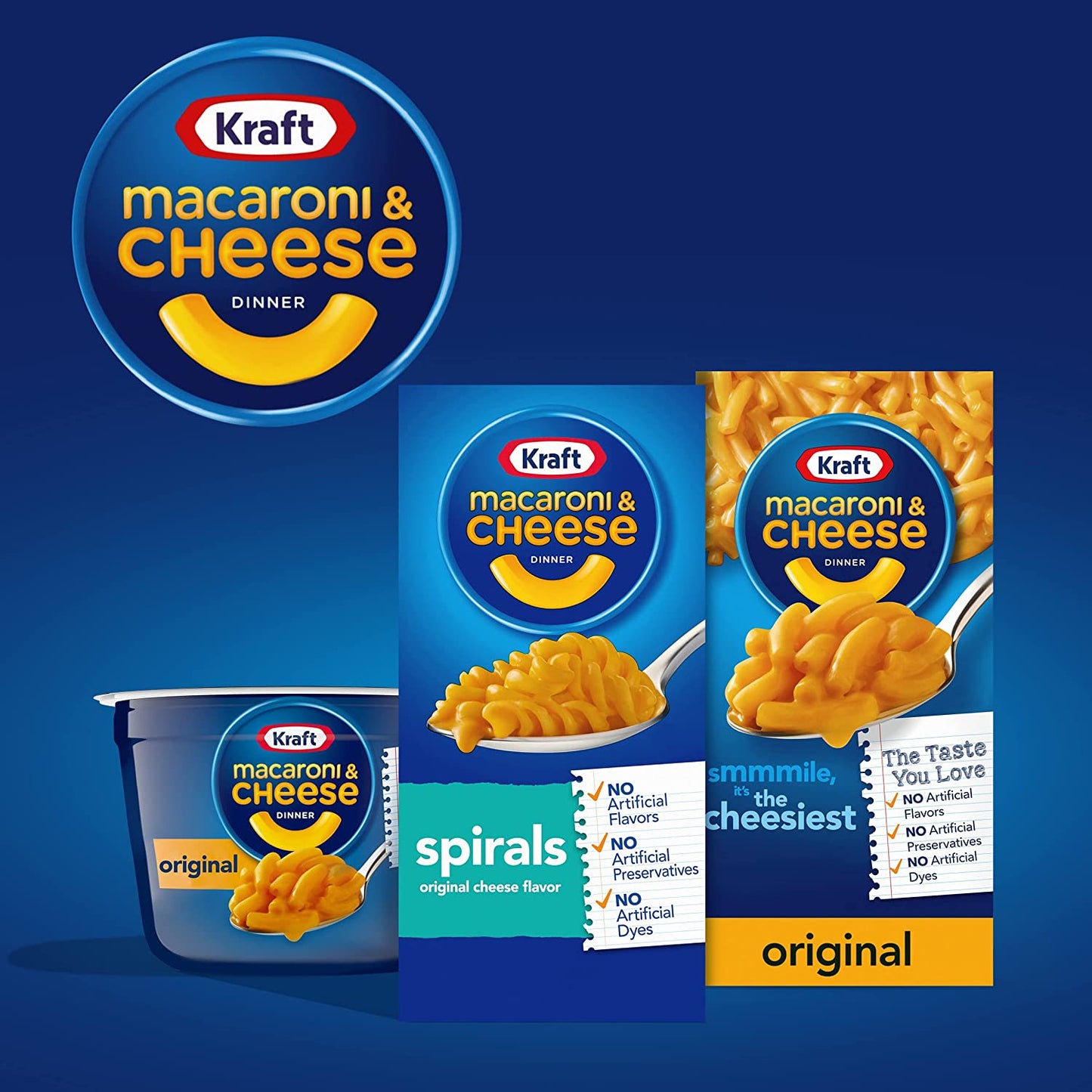 Kraft Spirals Original Macaroni & Cheese Dinner (5.5 Oz Box)