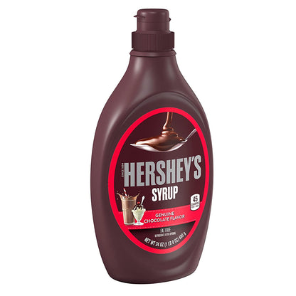 HERSHEY'S Chocolate Syrup Bottle, 24 Oz