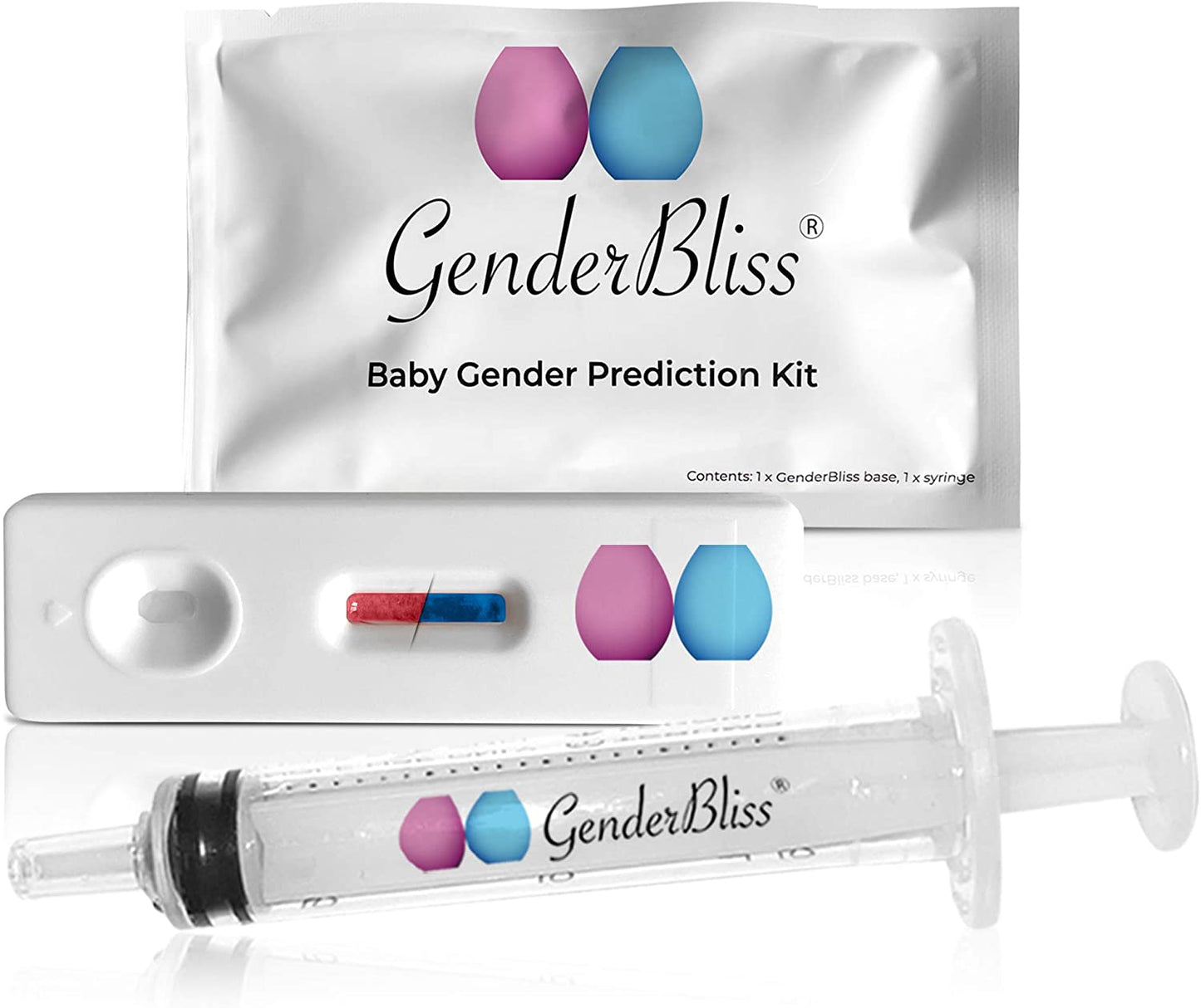 Genderbliss® Gender Prediction Test - Early Pregnancy Kit - Reveal If Your Baby Is a Boy or Girl from 8 Weeks - Instant Results