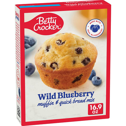 Betty Crocker Wild Blueberry Muffin and Quick Bread Mix, 16.9 Oz.