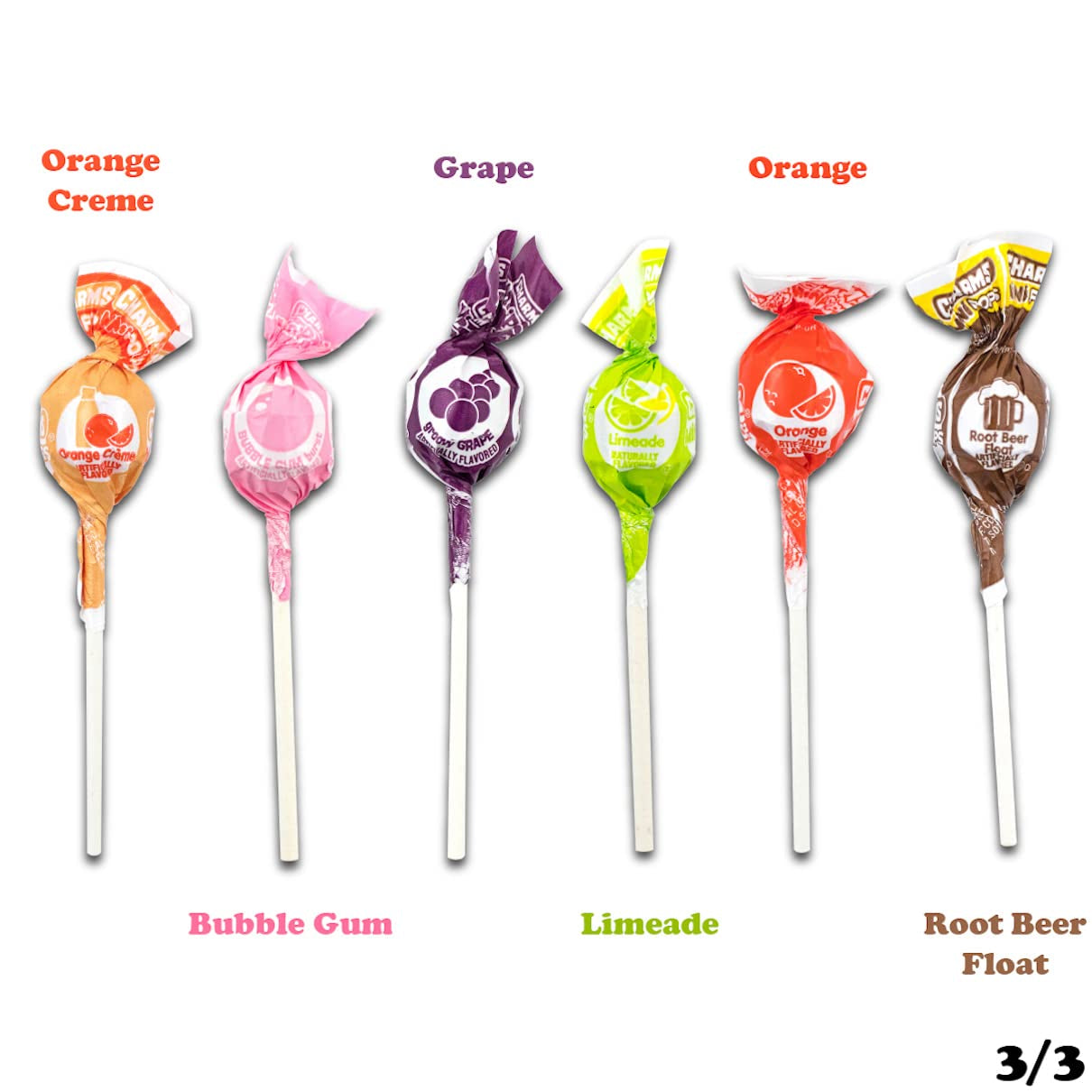 Tootsie Roll Charms Mini Pops - 4.5 Lb Holiday Size Bag of Individually Wrapped Fruity Hard Candy Lollipops in 18 Fun Flavors - Peanut and Gluten Free, 400 Count