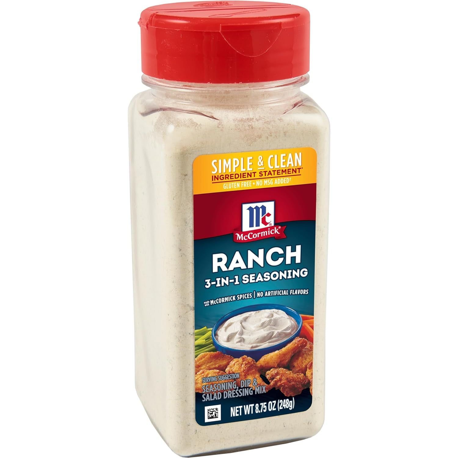 Mccormick Ranch 3-In-1 Seasoning, Dip & Salad Dressing Mix, 8.75 Oz