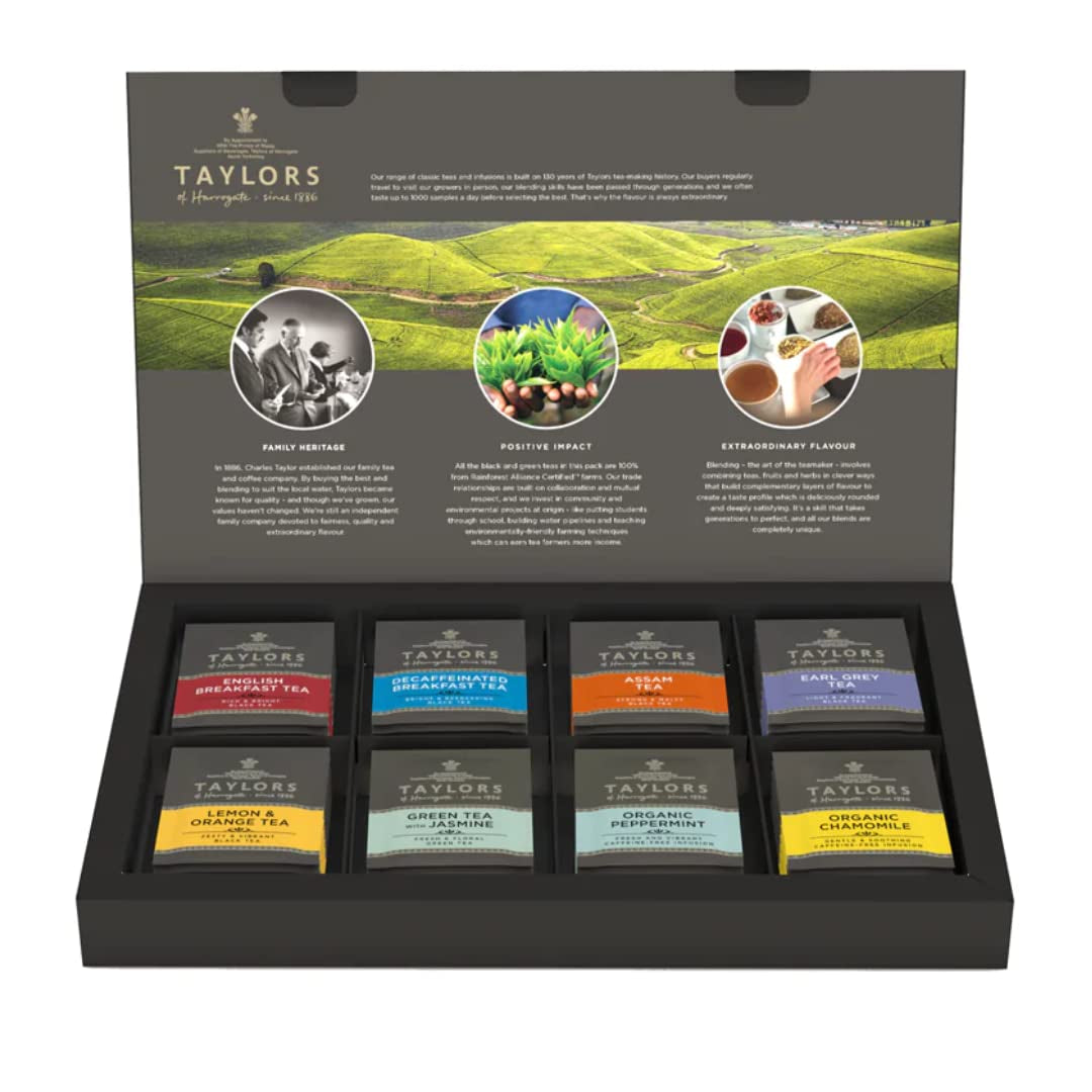 Taylors of Harrogate Assorted Specialty Teas Box , Tea Bags, 48 Ct