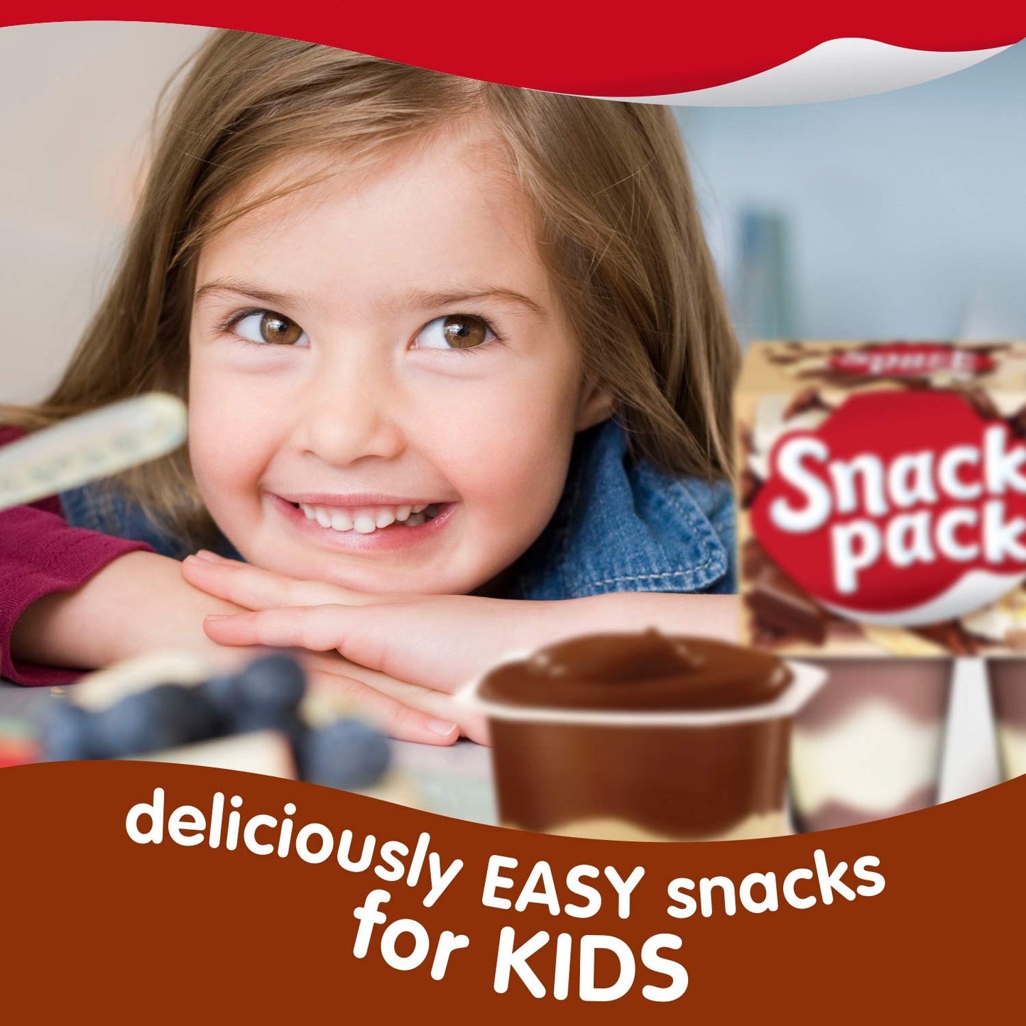 Super Snack Pack Chocolate Vanilla Pudding Cups, 6 Count, 8 Pack