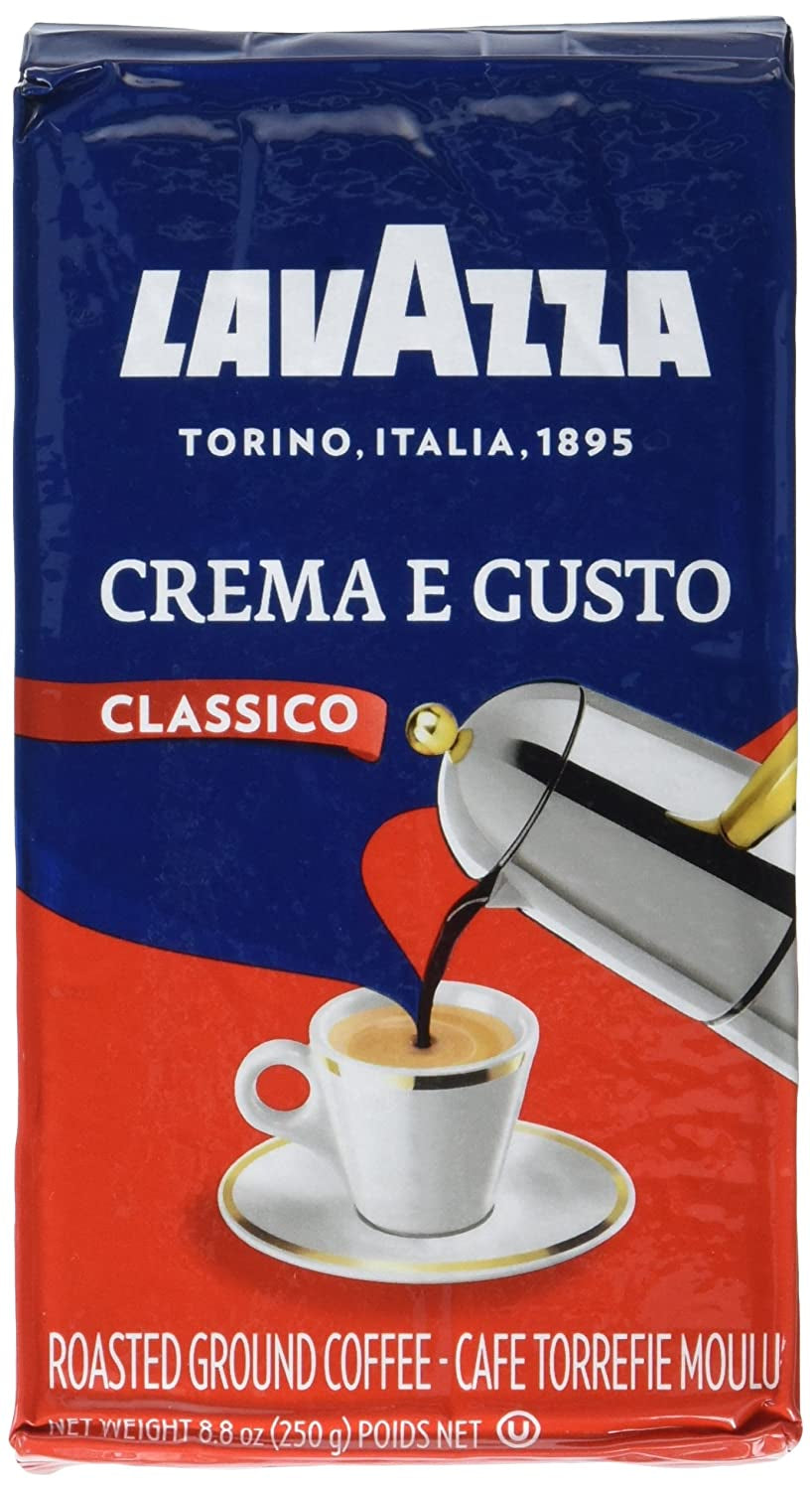 Lavazza 2 Pack Crema E Gusto Ground Coffee 8.8Oz/250G Each