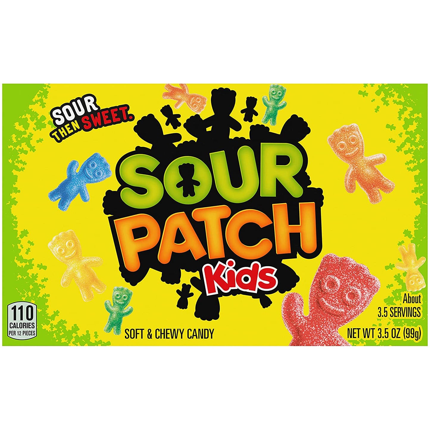 (Price/Case)Sour Patch Kids Soft and Chewy Candy 3.5 Ounces - 12 per Case