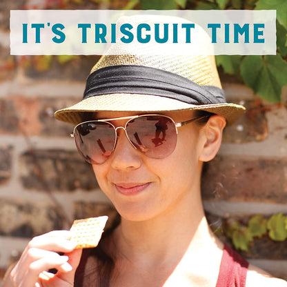 Triscuit Hint of Sea Salt Whole Grain Wheat Crackers, Vegan Crackers, 8.5 Oz